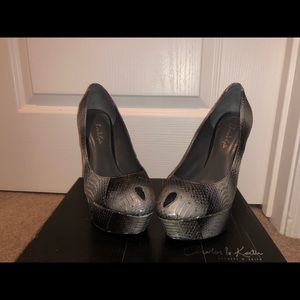 Charles and Keith Silver and Gray Heels (Canadian)